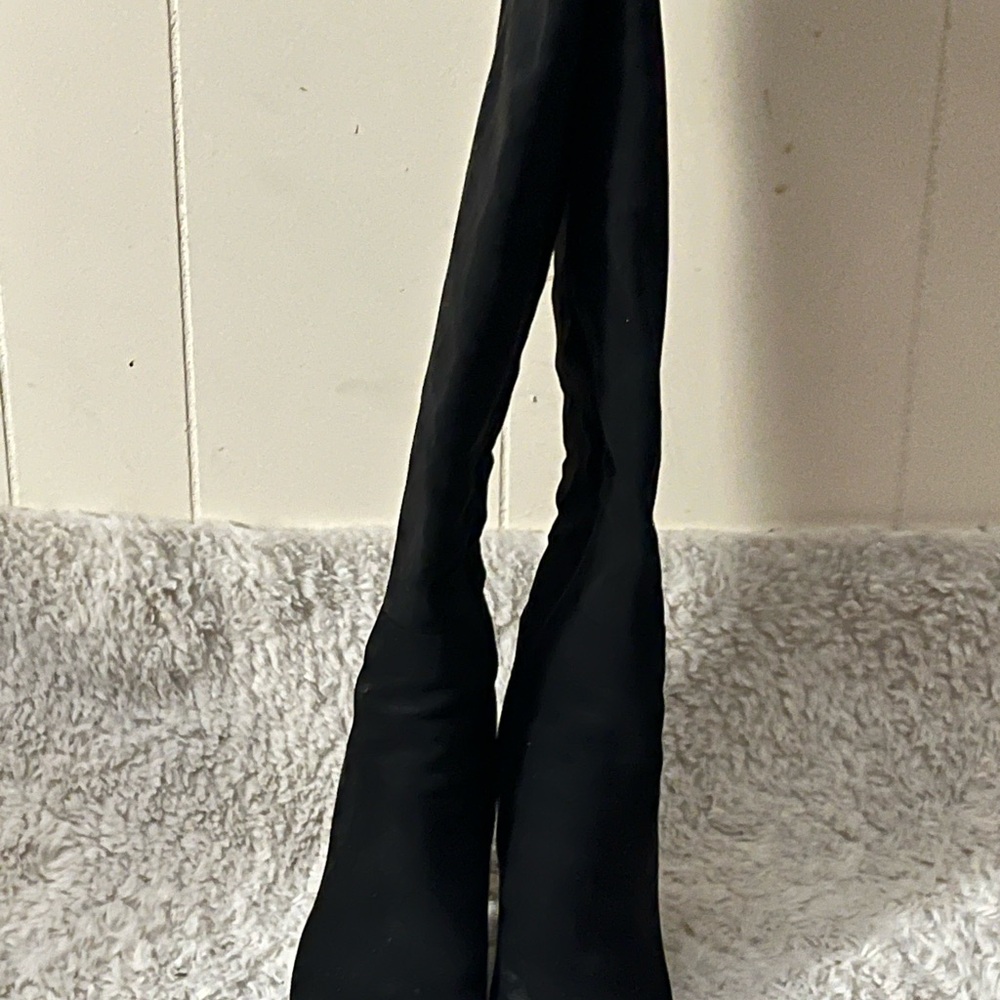 JustFab Black Below the Knee Boots Sleek Design
